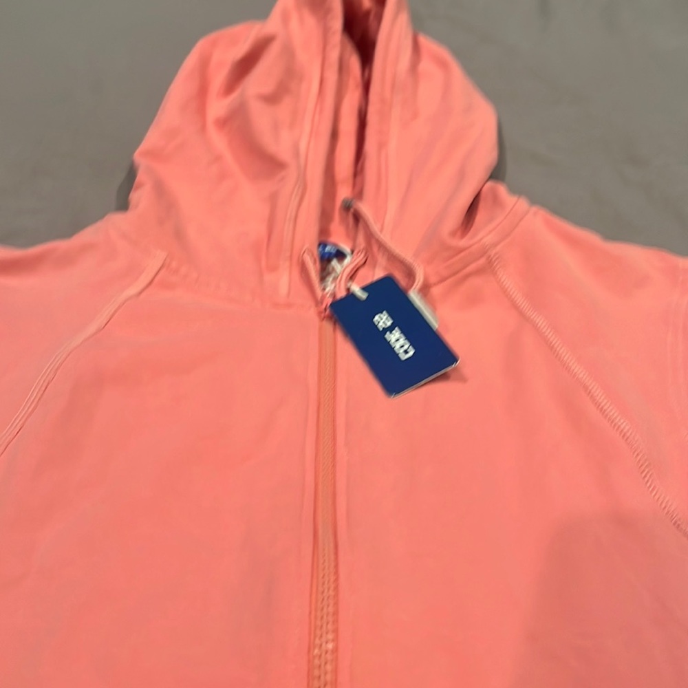 NWT coach 22 sleeveless zipper hoodie medium